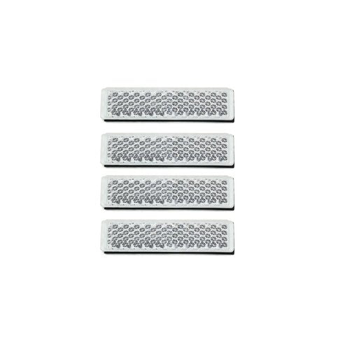 DEMYPROX Super Bright Bicycle Pedal Reflectors - 4PCS (White)