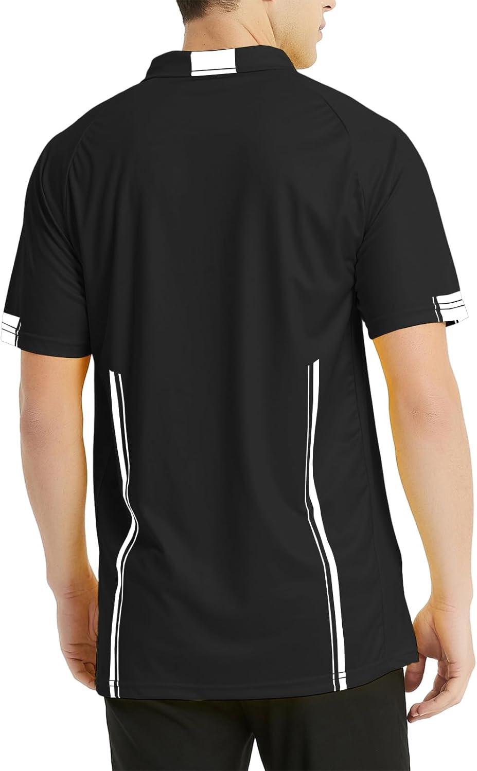 TopTie Men's Soccer Referee Jersey - Pro Short Sleeve Official Shirt for Ultimate Comfort