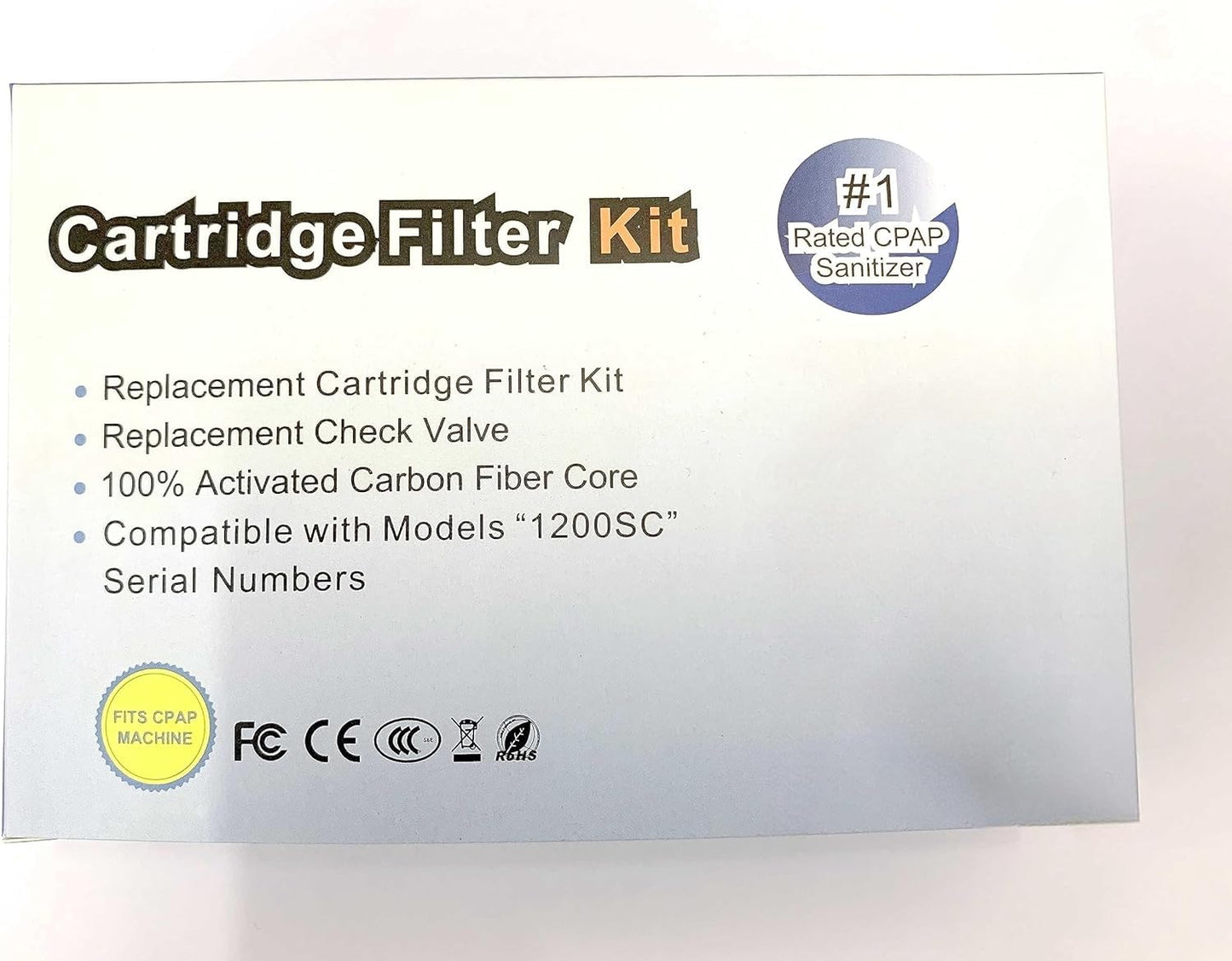 (4 PSC) Replacement Cartridge Filter Kit SC2 Compatible Cartridge Filter SC1200 4 Replacement Cartridges and 4 Check Valve Kits
