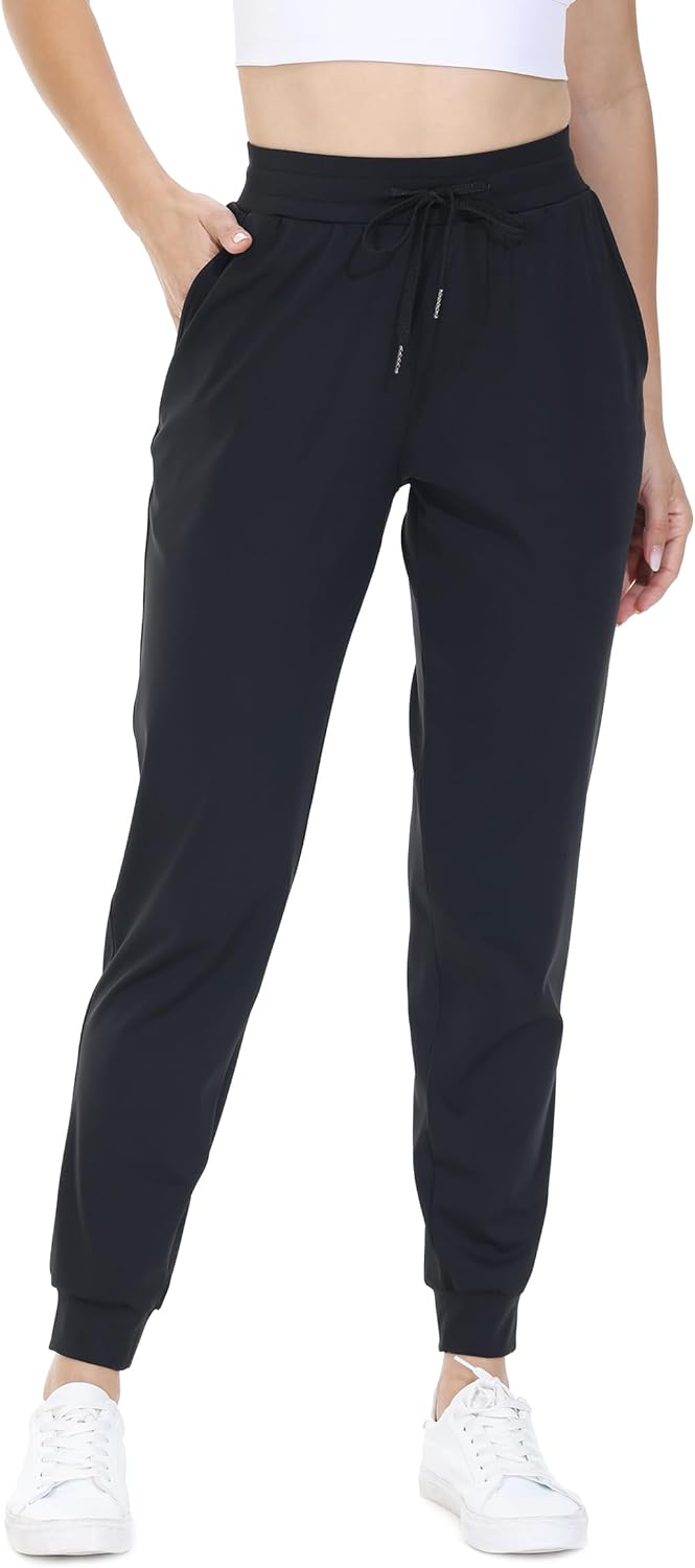 Skiennix Women's Athletic Joggers - Comfortable Track Pants for Gym & Travel | Casual Stretch Fit