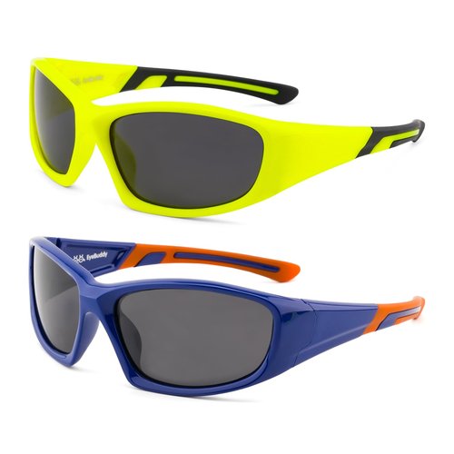 EYEBUDDY Kids Sunglasses Baseball Sunglasses Boys Girls Softball Sports Sun Glasses Polarized UV Protection Age 6-12