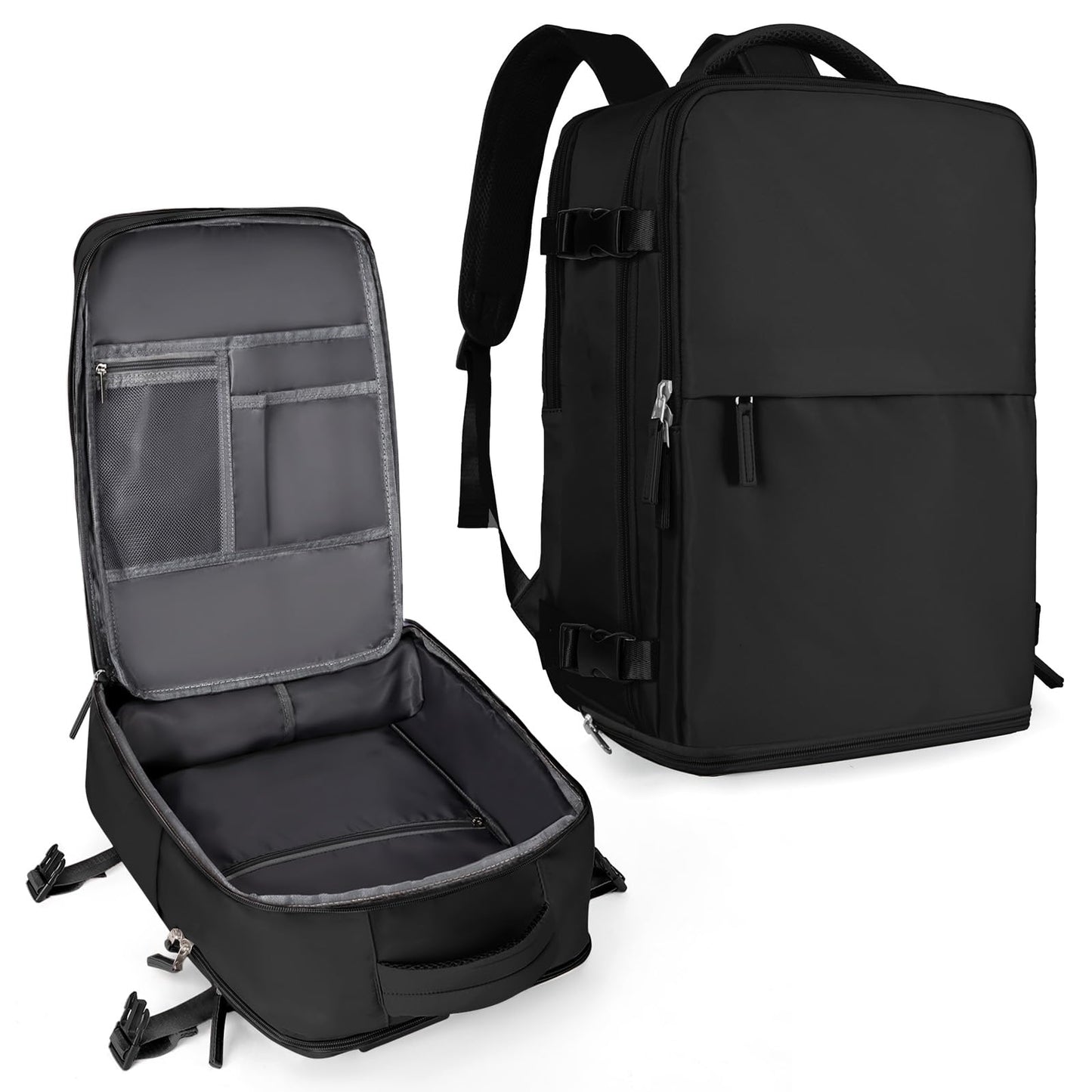 coowoz Travel Backpack For Women Men Airline Approved,Carry On Backpack,Large Hiking Laptop College Backpacks Waterproof Outdoor Sports Rucksack Casual Daypack Fit 15.6 Inch Backpacks