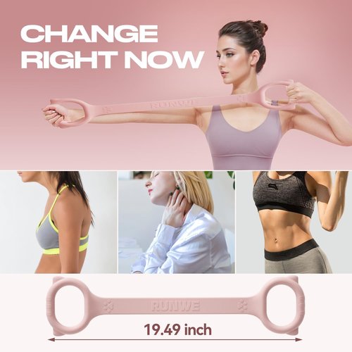 Figure 8 Workout Resistance Band - Durable Elastic Bands for Arm, Back & Shoulder Exercises | 20, 30, 40 lb Options