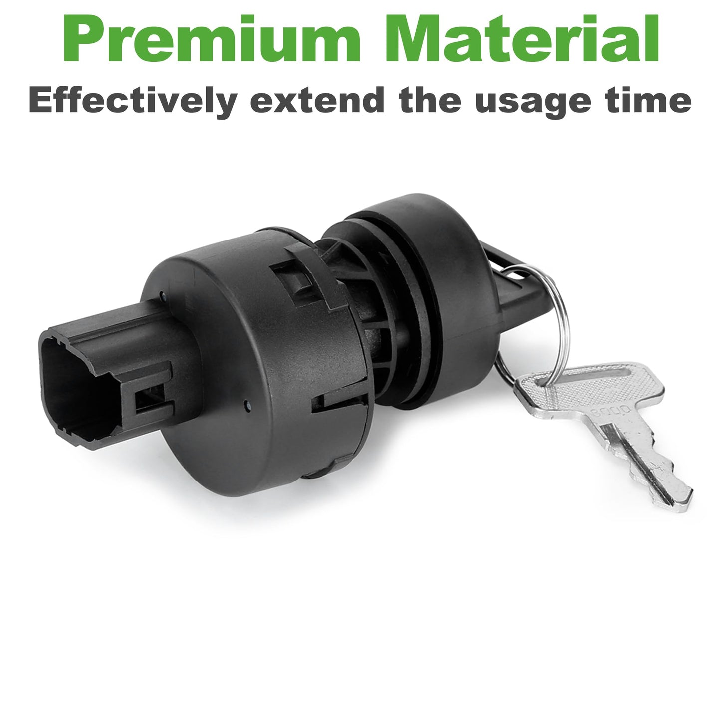 10L0L Golf Cart Ignition Key Switch Assembly for Yamaha G22 2005-2007 & G29 2007-2016 & Drive 2 2007-up Electric & Gas Golf Cart,OEM JW1-H2510-00 JU2-H2510-20 JU2-H2510-10