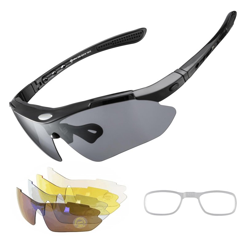 ROCKBROS Polarized Sunglasses Men Women Cycling/Pickleball/MTB Glasses UV Protection, Suitable for Myopia Glasses