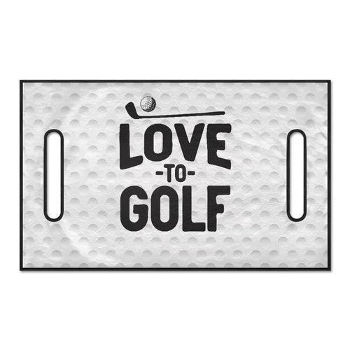 FUIBENG Love to Golf Cart Seat Covers Golf Cart Seat Towel Washable Breathable Microfiber