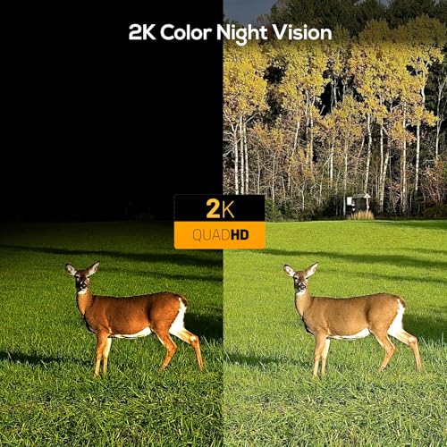 Kittyhok 4G LTE Cellular Solar Security Camera Wireless Outdoor, 2K No WiFi Security Camera, 360¡Æ Live View Pan/Tilt, Color Night Vision, 2 Way Talk, PIR Motion Sensor, Siren, Built-in SIM Card