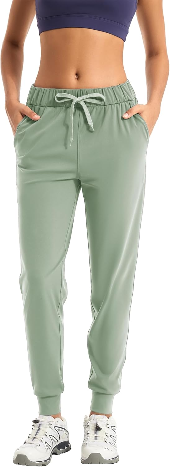 Skiennix Women's Joggers - Casual Tapered Sweatpants with Pockets & Drawstring | Comfortable Fit