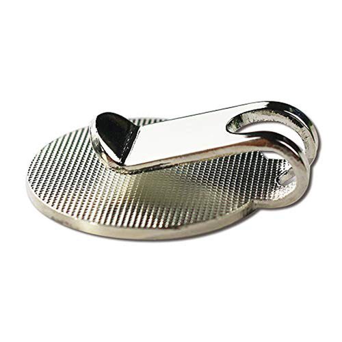 PINMEI Golf Ball Marker Hat Clip 0.96 Inch Stainless Iron Golf Gift for Men Women Golfer Golf Accessories (2 Hat Clip with 4 Golf Marker)