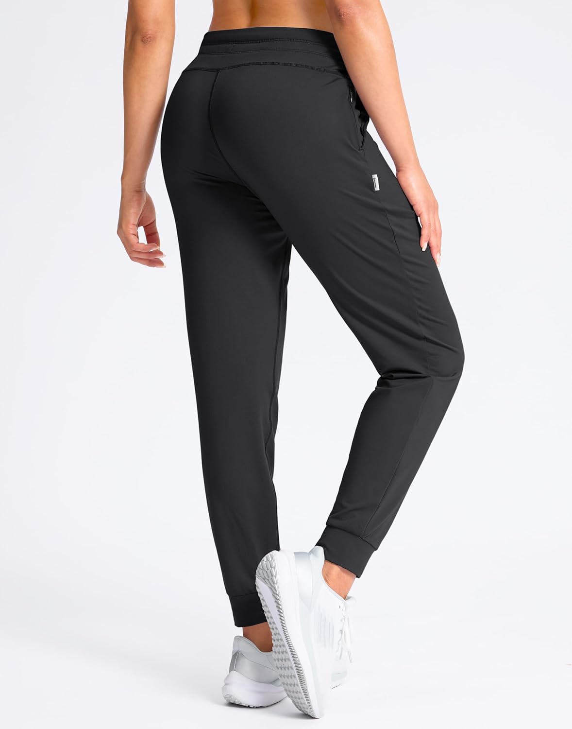 SANTINY Women's Joggers - Soft Stretch High Waisted Sweatpants with Pockets for Athletic Workouts