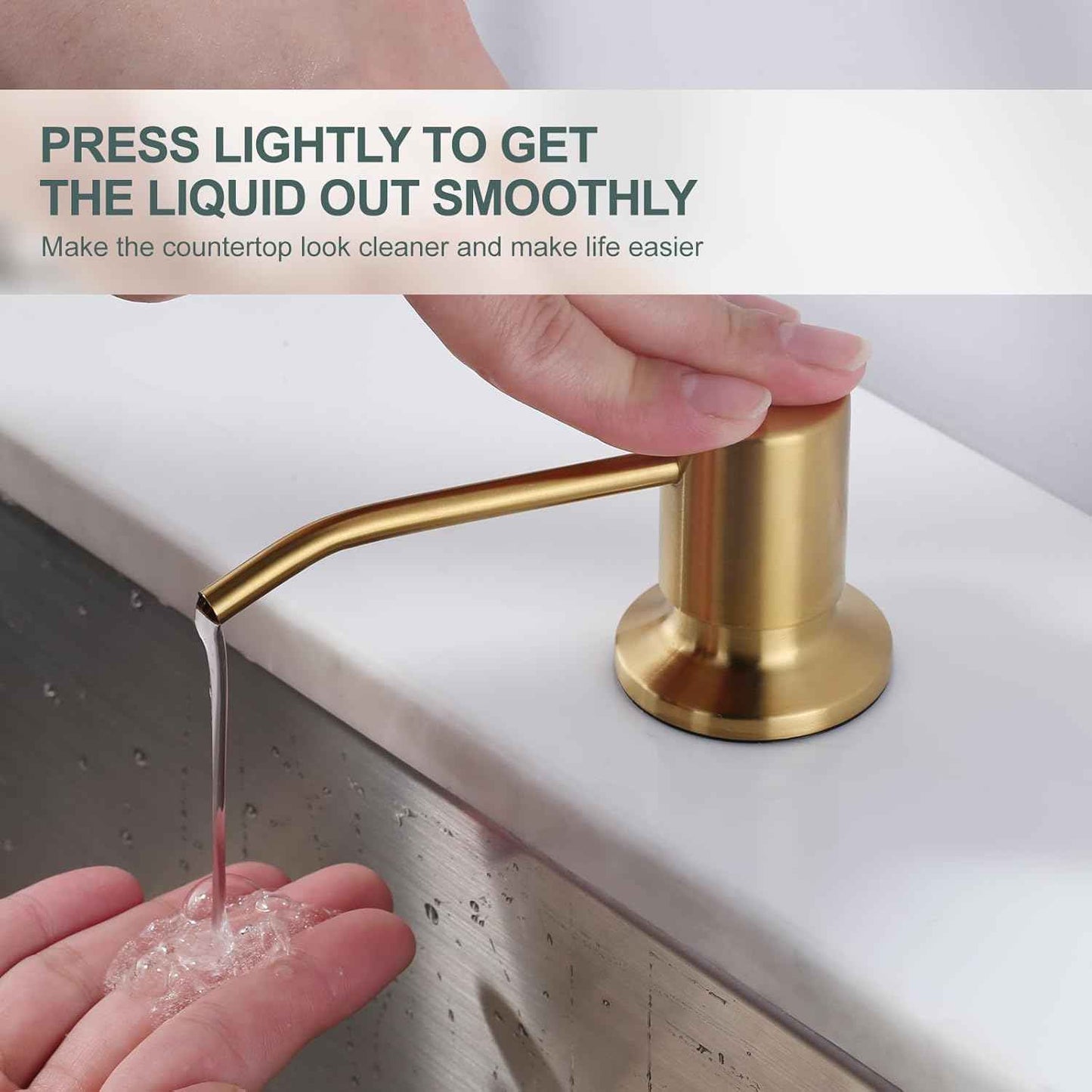 Stainless Steel Kitchen Faucet Combo with Water Filter - Brushed Nickel Sink Faucet for RO Systems