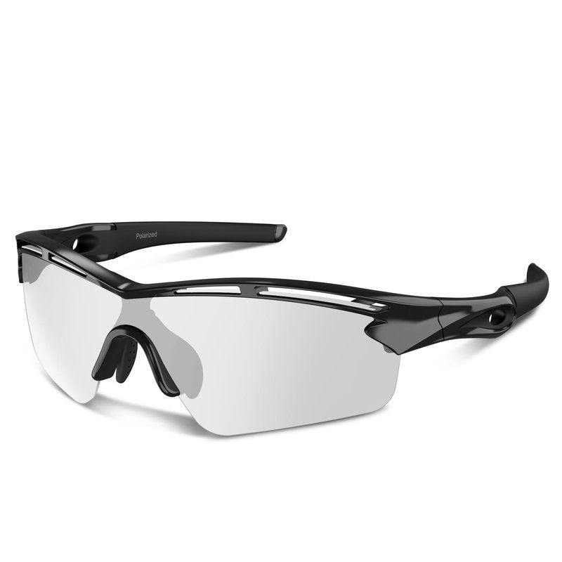 Rosemal Sports Sunglasses Polarized Cycling Sunglasses Running Driving Fishing Hiking for Men Women UV400 Photochromic