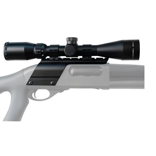 Gotical Remington 870 Mount and 3-9×40AO Rifle Scope | Saddle Mount, Rings for Remington 870 Shotgun in 12GA or 20 GA, Fully Coated Lenses for Superior Clarity, Fogproof