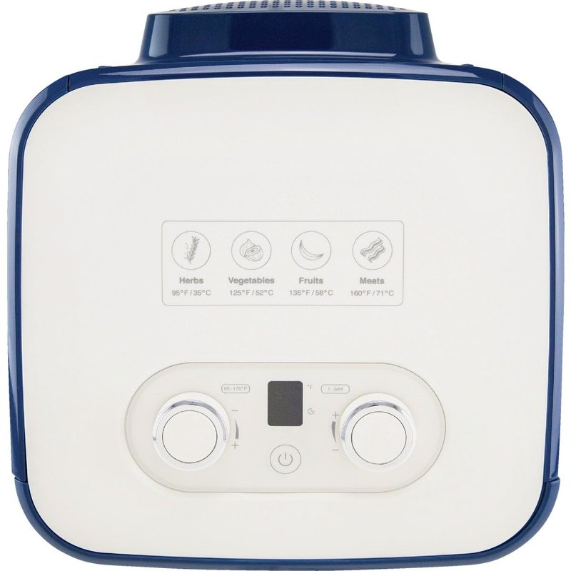 NESCO FD-41B Snackmaster Jr Food Dehydrator, for Beef Jerky, Fruit, Herbs, and Snacks, 4 Trays, Blue