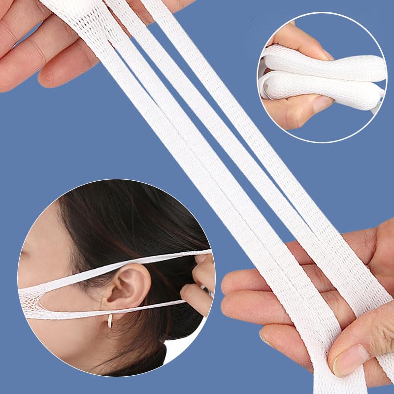 Elastic Nose Bandage Holder - 2 Pack Stretchy Mesh Pads