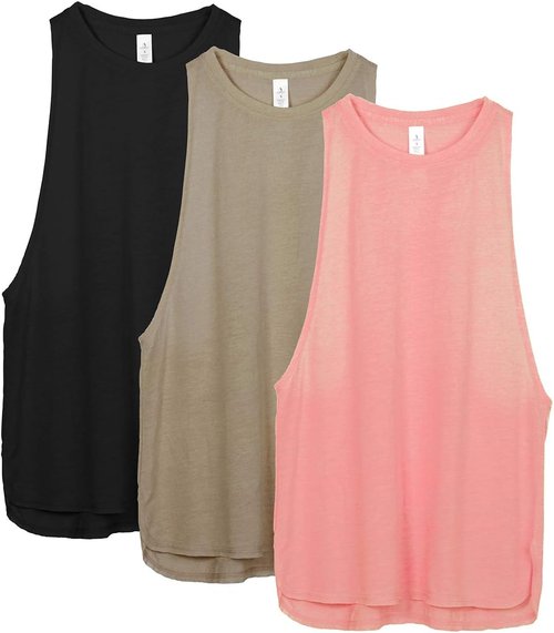 Icyzone Women's Soft Tank Top - Comfortable, Breathable Fabric | Perfect for Workouts & Casual Wear