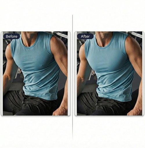 Beejong Nipple Covers for Men – Sweatproof, Chafe-Free Protection with Non-Adhesive Center, EWG-Certified Materials (Beige 52 pcs)