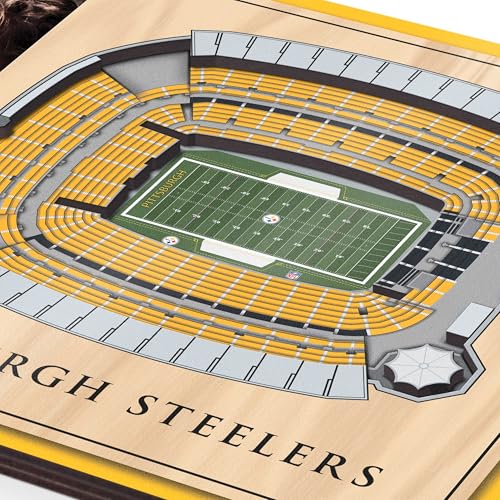 3D Stadium Picture Frame - Pittsburgh Steelers - One Size