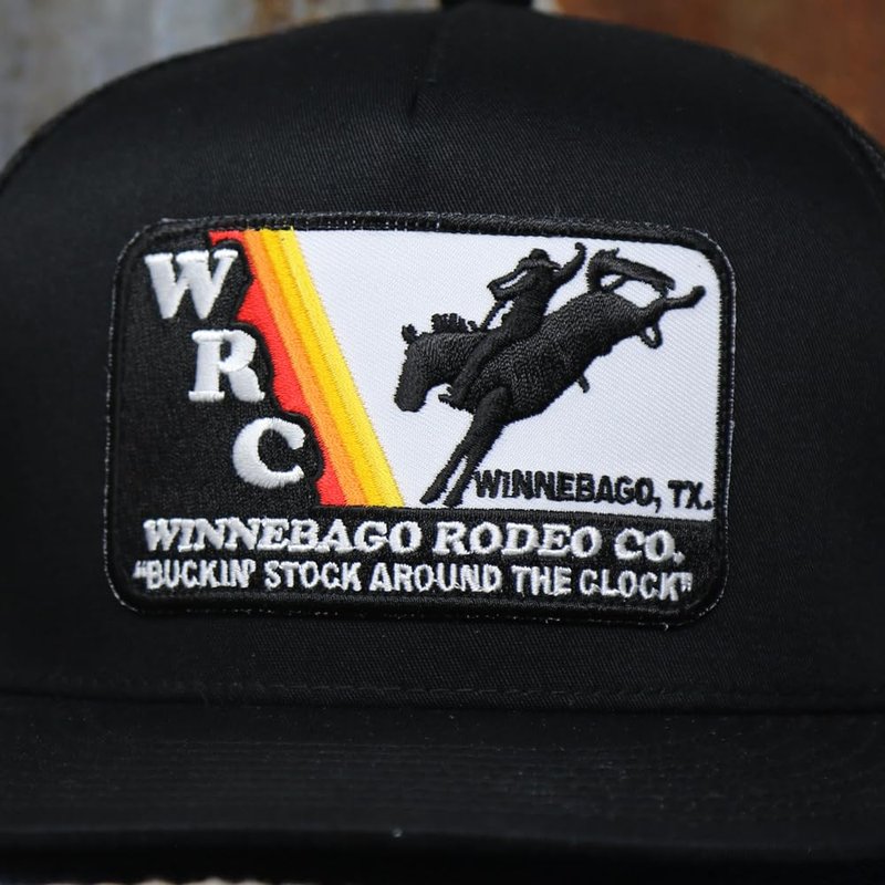 Rodeo Time Dale Brisby Winnebago Ranch WRC Adjustable Snapback Hat (US, Alpha, One Size, Black)