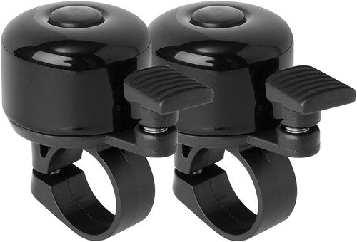 Classic Mini Bike Bell - Loud Melodious Sound | 2 Pack for Kids & Adults, Perfect for Road & Mountain Bikes