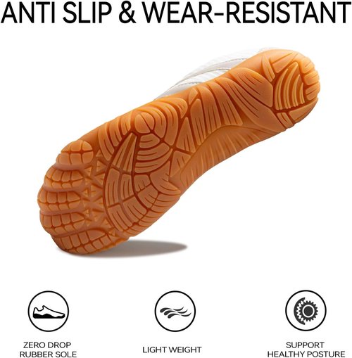 Barefoot Shoes | Women’s Casual Sneakers with Wide Toe Box - Lightweight, Breathable & Comfortable for Hiking