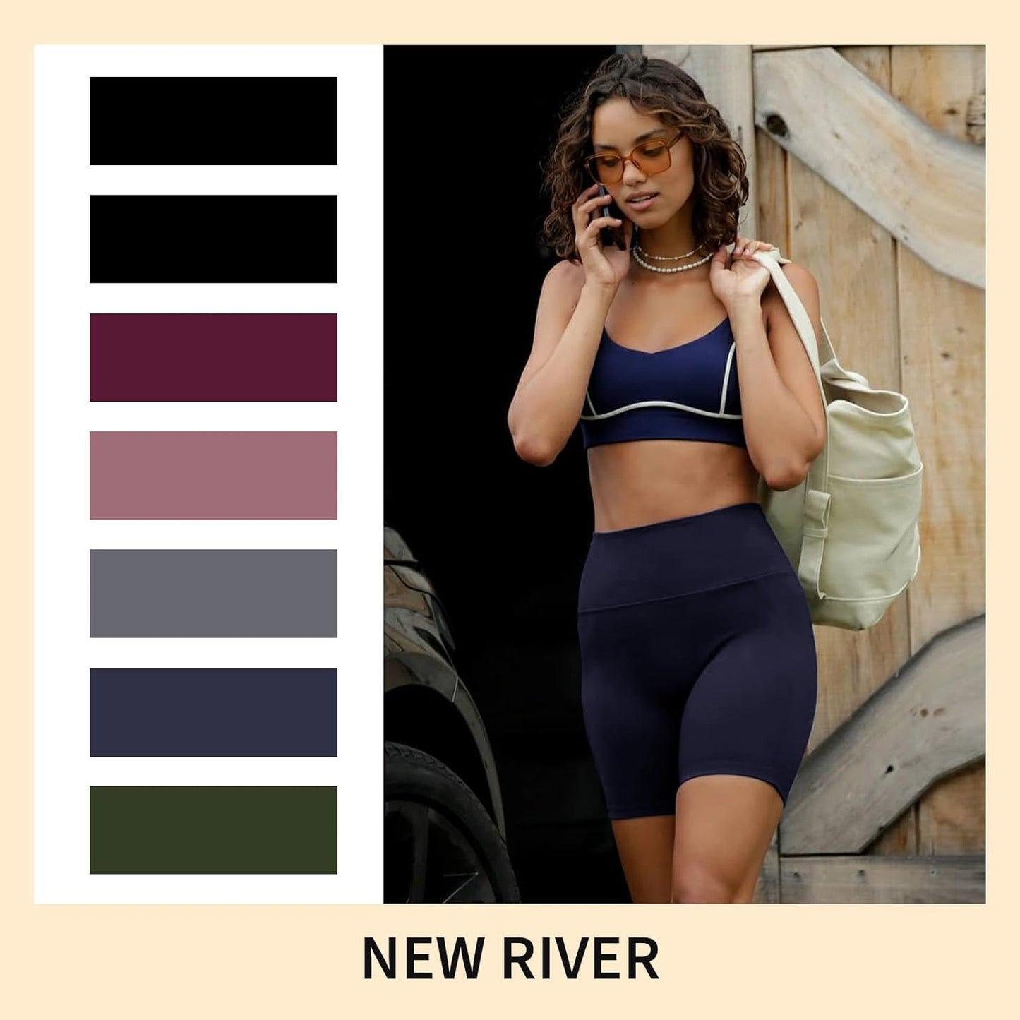 TNNZEET Biker Shorts for Women - High Waisted Tummy Control Spandex | 5''/8''/3'' Sizes for Yoga & Gym