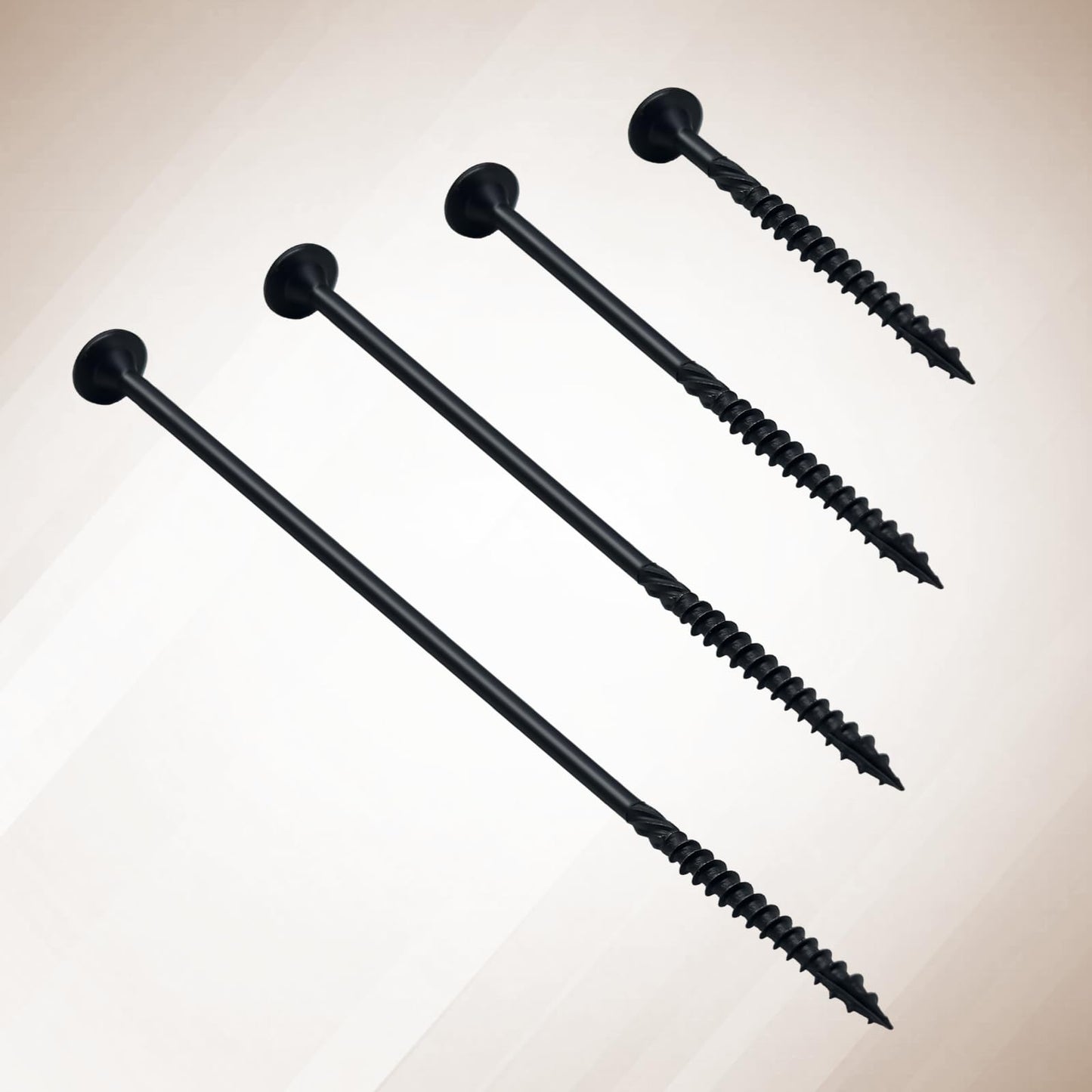 SahncaiTechTrade 4-1/2 Inch Deck Screws 300Pcs, Heavy-Duty Outdoor Wood Screws, Rust Resistant epoxy Coated for Timber/Log/Landscaping Wood, with T30 Star Bit (#14 x 4-1/2")