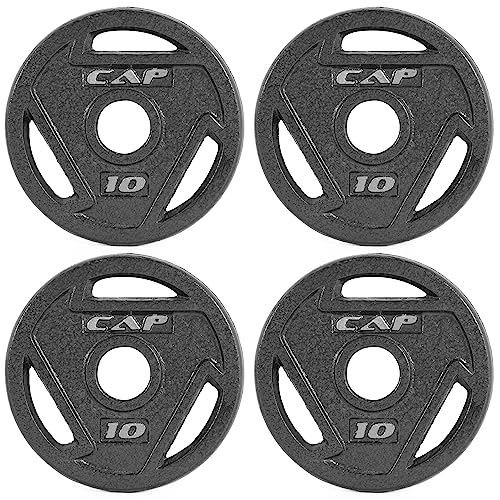 10 LB Olympic Weight Plate Set of 4 - CAP Barbell