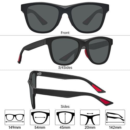STGATN Polarized Sports Sunglasses for Women Men UV400 Protection Cycling Driving ST11101