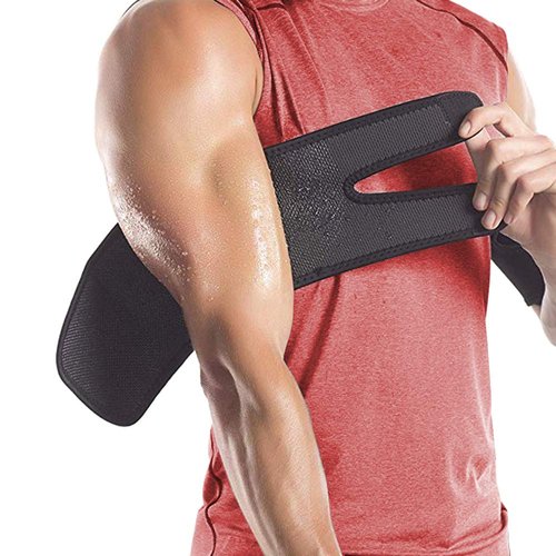 Fitru Arm Trimmers - Exercise Wraps for Arms - Sauna Compression Neoprene Sleeves - Workout Accessory for Women & Men - Thermal Non-Slip Bicep Spot Trimmer - 4 Sizes For Precise Fit