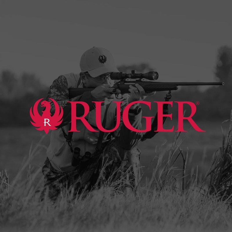 Allen Company Ruger Rifle Case - 40-Inch Soft Gun Bag - Hunting and Shooting Accessories - Black/Red