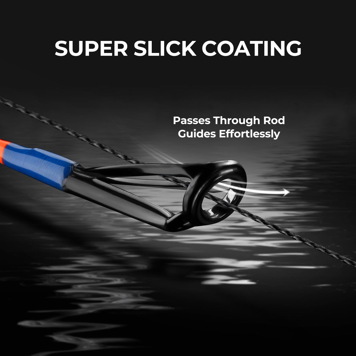KastKing Superpower Braided Fishing Line, Black, 15LB, 150 Yds