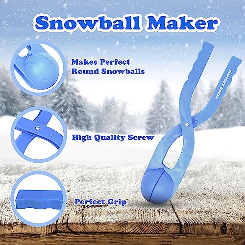 Happy Snowball Maker - Blue 3 Pack | Durable Plastic Design
