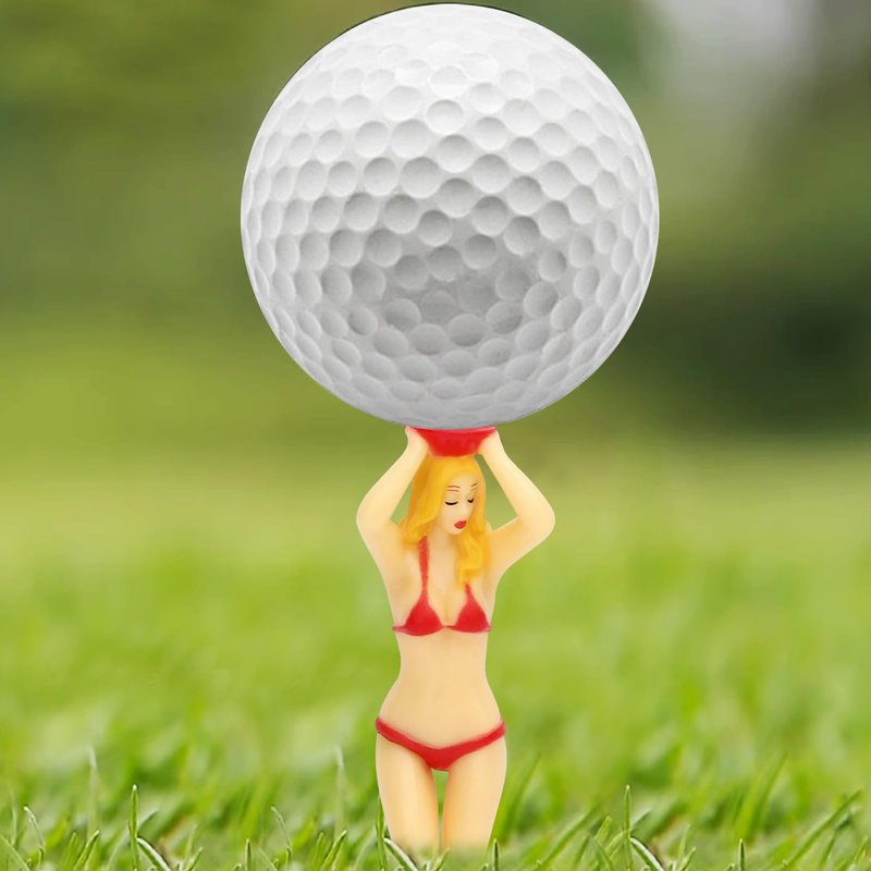 SUBANG 45 Pieces Funny Golf Tees Sexy Girl Lady Bikini Girl Golf Tees Naked Novelty Golfing Tee Nude Golfer Accessories Plastic Pin up Golfing Tee for Golfer Game Training