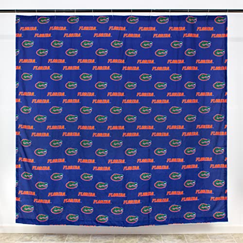 Florida Gators Shower Curtain - 100% Cotton, 70x72 Inches