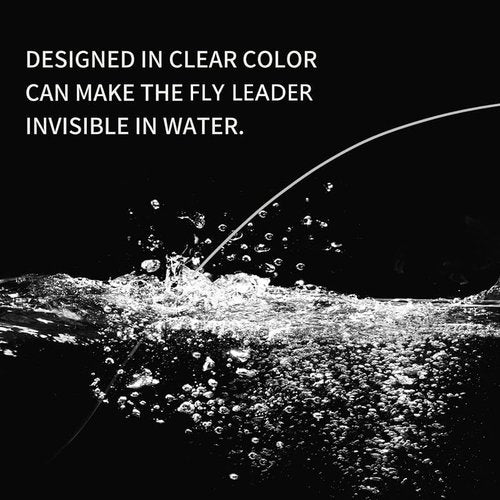 8 Pack Welded Tapered Fly Fishing Leaders - 9ft Nylon with Loop | Sizes 0X to 7X