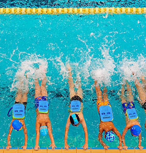 SWIMEE Small Back Float Swim Trainer for Kids Toddler Swimming Safety Aid