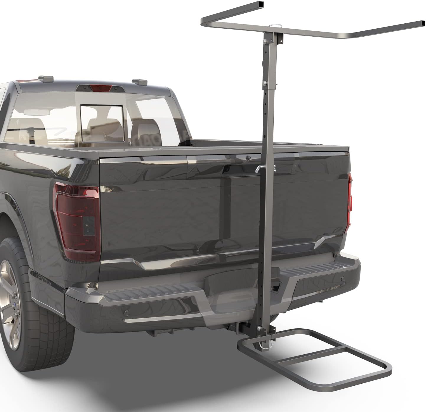 Skiennix RV Hitch Mount Kayak Rack - Height Adjustable Vertical Carrier for 2 Kayaks up to 12' & 150LBS