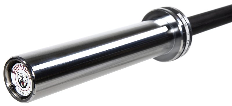 Fitvids 2 Inch Olympic Barbell Bar, 5 FT Zinc-plated Bar for Home Gym Strength Training, weight lifting, Bench Press