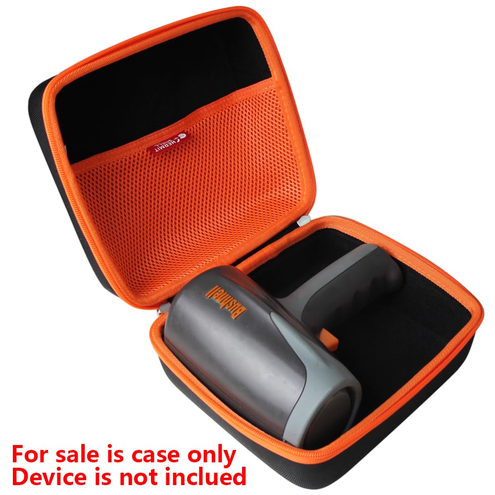 Hermitshell Hard Travel Case for Bushnell Velocity Speed Gun (Black+Orange)