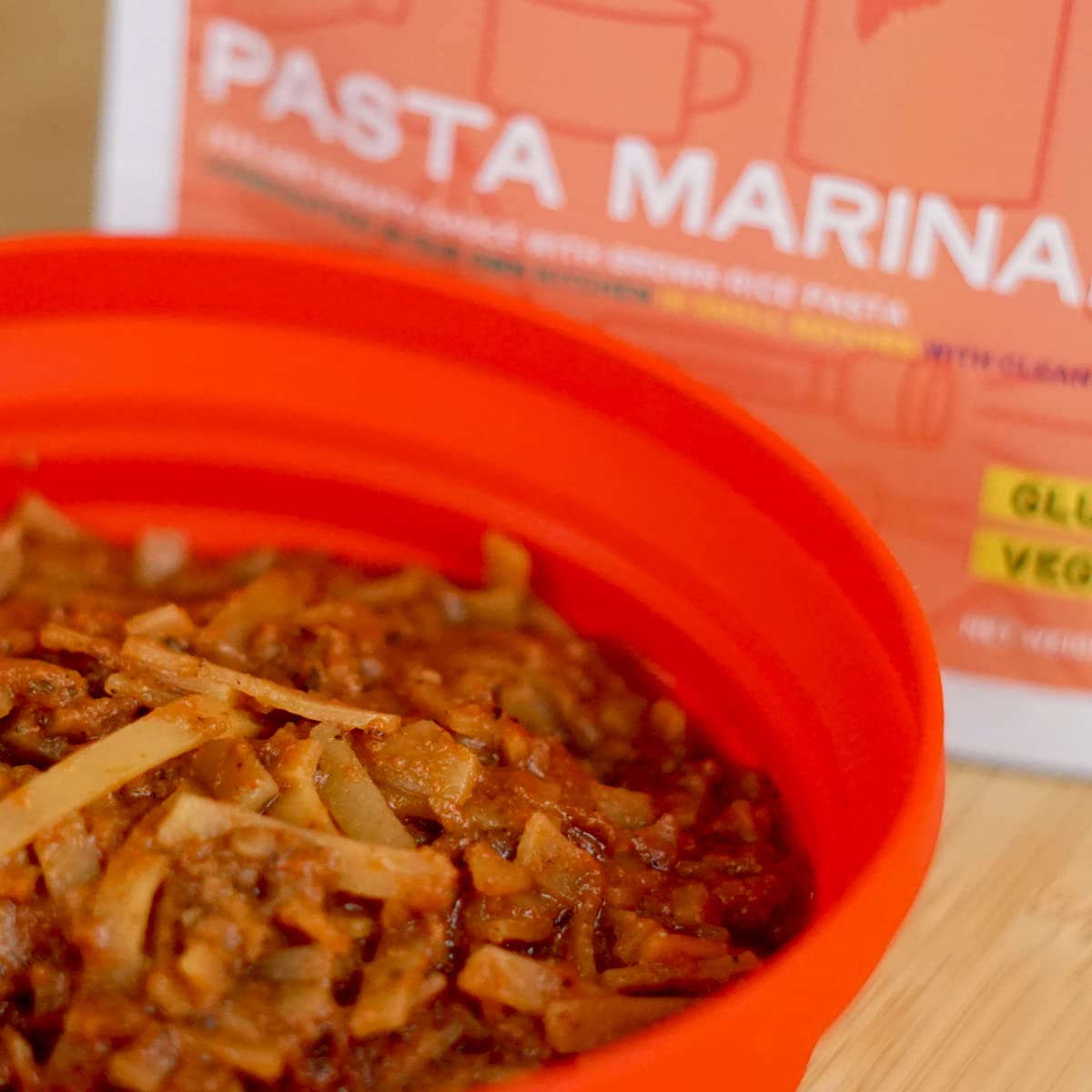 GOOD TO-GO Pasta Marinara (Single Serving) |Camping & Backpacking Food | Just Add Water Backpacking Meals | Good To-Go Dehydrated Meals Taste Better Than Freeze Dried Food