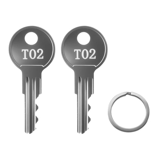 Replacement Keys for Husky Tool Box, T02 Key Replacement Husky Toolbox Key (T02 for Husky) 2-Pca