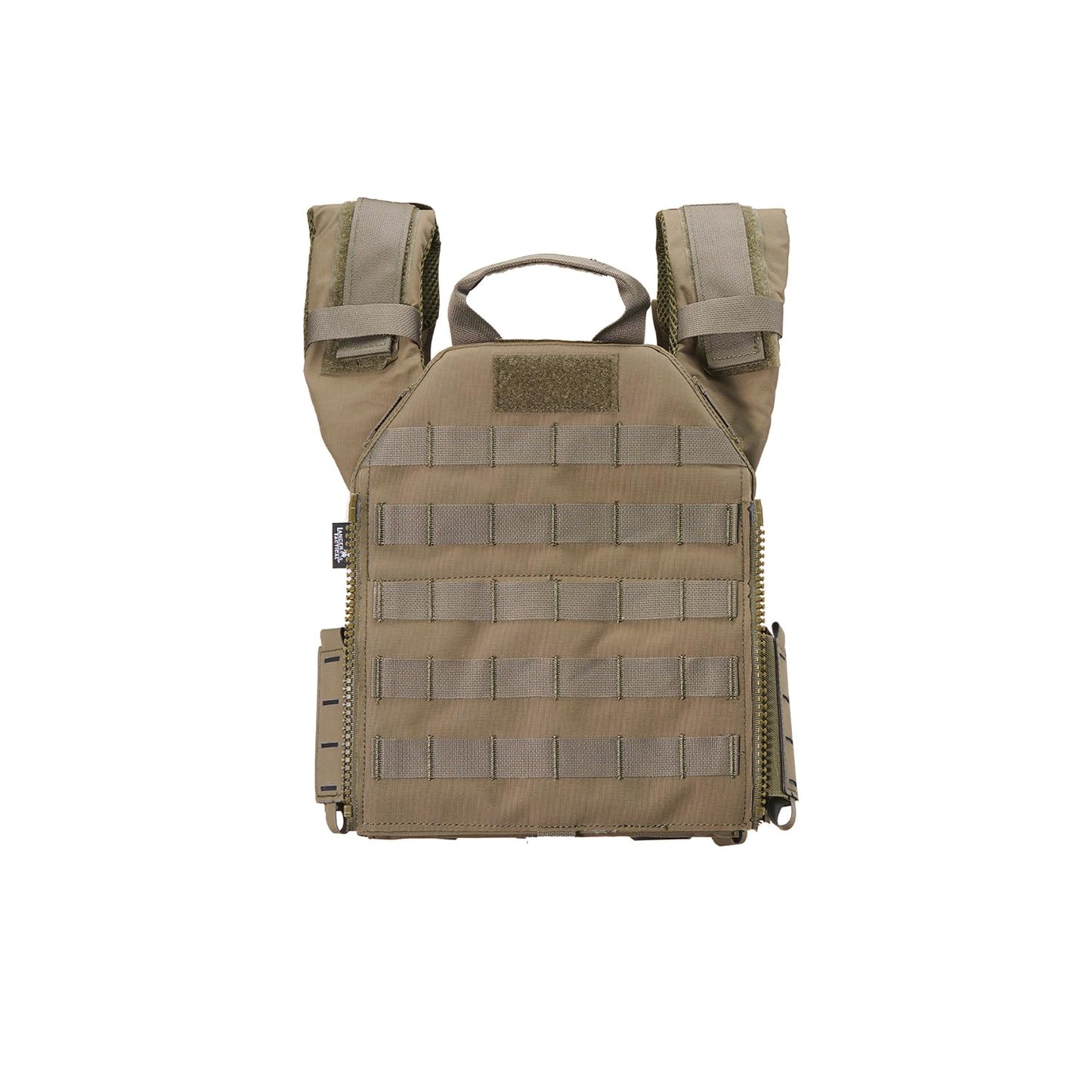 Lancer Tactical 2018 Front/Back Nylon Pro Airsoft Vest (US, Alpha, One Size, Regular, Regular, Ranger Green)