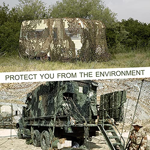 Camouflage Netting Roll - 4.9ft x 3.28ft - Tear-Resistant Sunshade for Hunting & Decoration