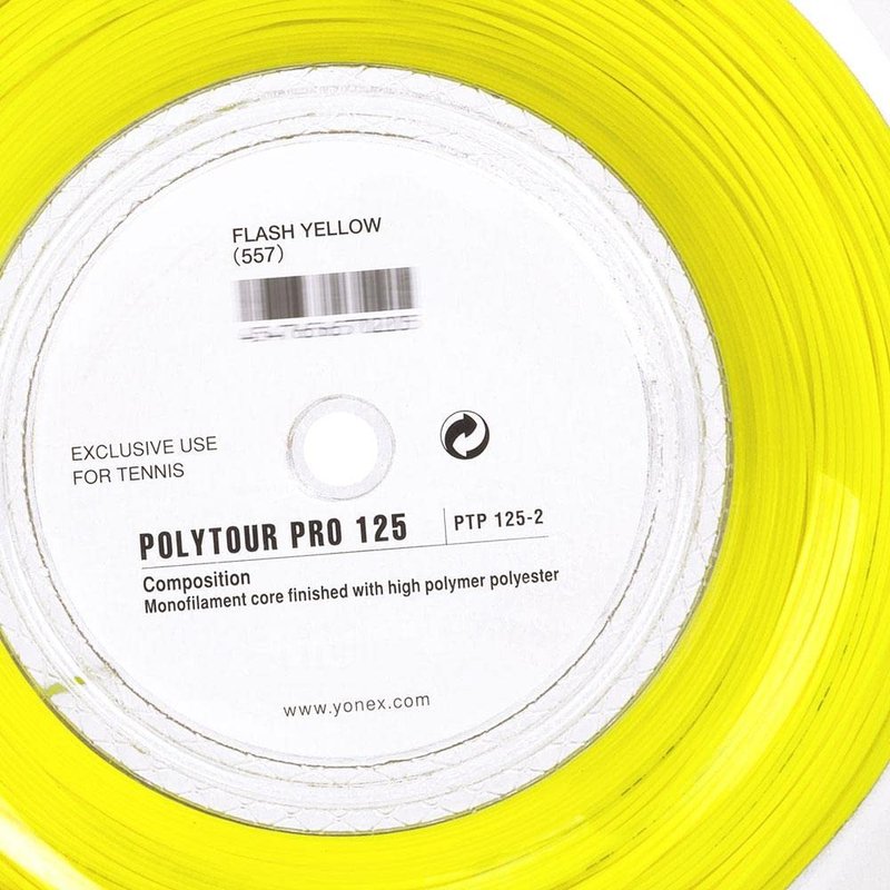 YONEX Poly Tour Pro String Reel - Yellow, 1.2 mm/200 m