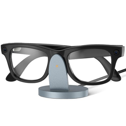 Charging Stand Compatible with Ray-Ban Meta Wayfarer, Headliner and Skyler Smart-Glassers, Charging Station with USB Type C Charging Cable for Ray-Ban Meta 2