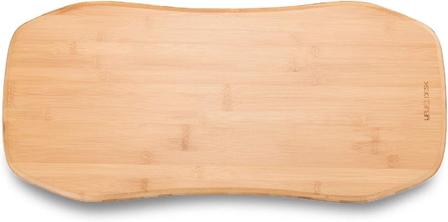 UPLIFTDESK Bamboo Motion-X Balance Board - 27” Ergonomic Wobble Board for Core Stability & Anti-Fatigue Support