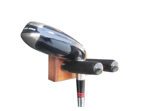 KR Ideas Vertical Golf Club Wall Mount (Made in the USA) (Walnut)