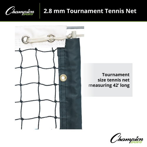 Champion Sports Tournament Tennis Nets, 2.8mm