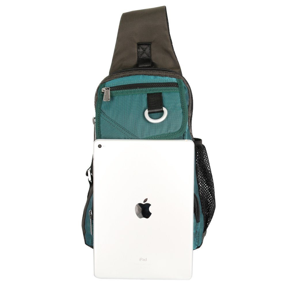 Vanlison Sling Bag Chest Shoulder Backpack Crossbody Multipurpose Daypack For Men Women Blue